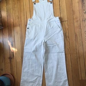 Bridge and Burn white overalls 31” waist
